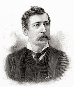 Henry Alfred Pettitt, here aged 38, from The Strand Magazine, Vol I January to June, 1891