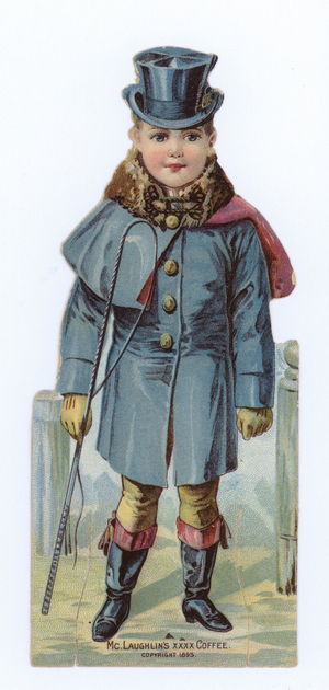 Boy with horse whip (chromolitho)