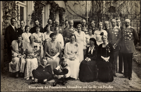 Princesses Alexandrine, Cecilie of Prussia