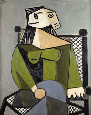 Woman seated in a Chair, 1941 (oil on canvas)