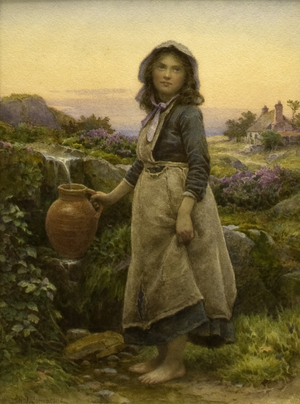 Fetching Water (w/c on paper)