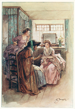 The Vicar of Wakefield by Oliver Goldsmith (colour litho)