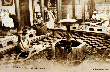 North African Hamama with massage in progress