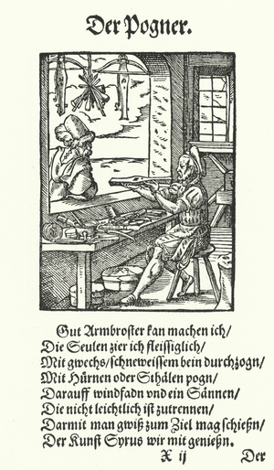 The Crossbow Maker (engraving)