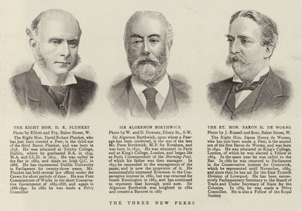 The Three New Peers (engraving)