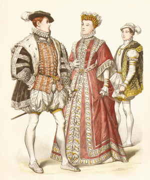 Francis II, Elizabeth, Francis II in youth (copper plate print)