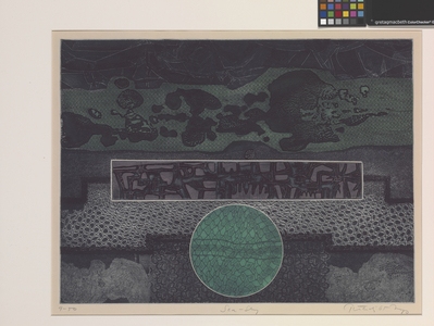 Sea And Sky (mixed intaglio printed in colour)