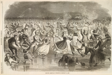 Skating carnival in Brooklyn, February 10, 1862.