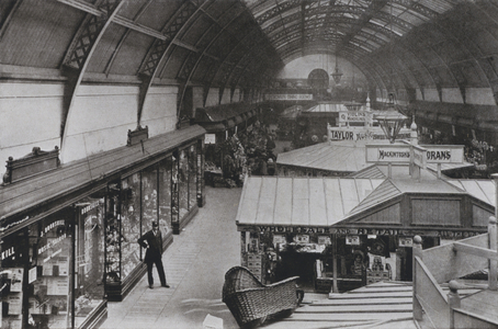 Newcastle, New Grainger Market (b/w photo)