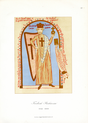 Emperor Frederick Barbarossa (chromolitho)
