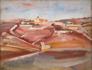 Palestine, Church of the Dormition of the Blessed Virgin, Jerusalem, 1923 (Oil on board)