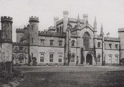 Lowther Castle (b/w photo)