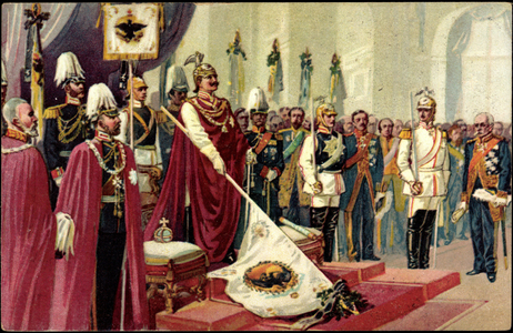 Emperor Wilhelm II at the Jubilee of the Government 1913