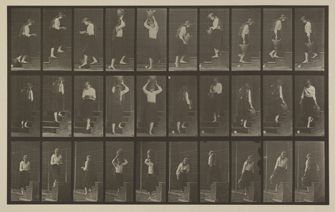 Plate Number 504. Ascending and descending stairs, 1887 (collotype)