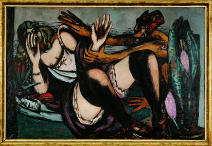 Afternoon, 1946 (Oil on bedsheet on laminated wood)