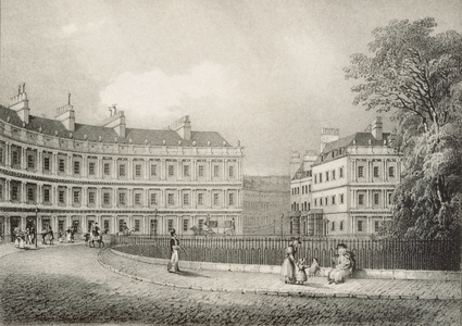 The Circus, Bath, c.1883 (litho)