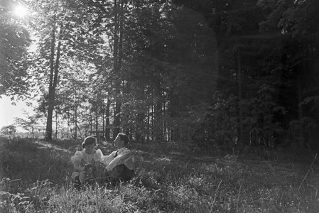 A stay at a health resort in Bad Rappenau, Germany 1930s (b/w photo)