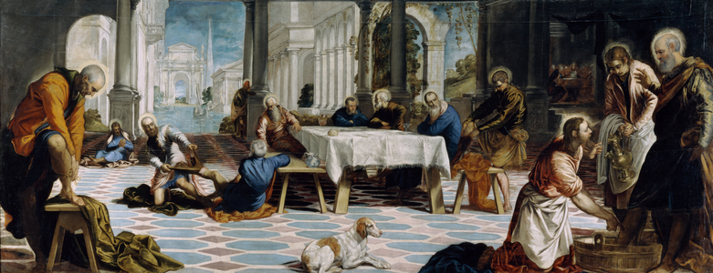 The Washing of the Feet, c.1547 (oil on canvas)