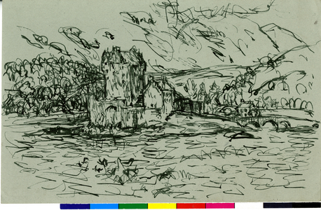 Eilan Donan Castle, c.1920-73 (ink)