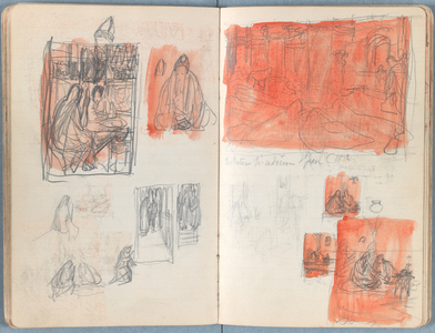 Pages from an album of Sketches for The Life of Our Lord Jesus Christ, late 1880s (graphite & wash on paper)