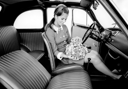 Fiat 500, 1968 (b/w photo)