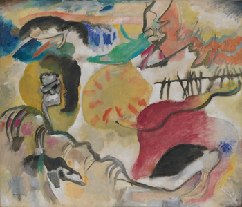 Improvisation 27 (Garden of Love II), 1912 (oil on canvas)