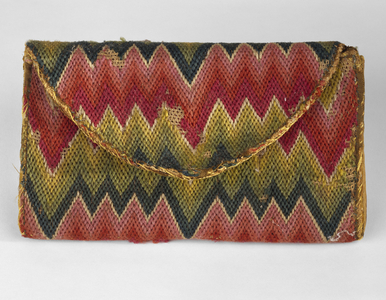 Pocketbook, c. 1770-1800 (wool and linen)