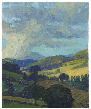 June Afternoon, Le Marche, 2015 (oil on linen)