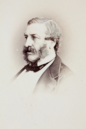 Portrait of John Stanford, 1860s (b/w photo)