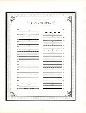Special Line Elements - Filets en Lames (print)