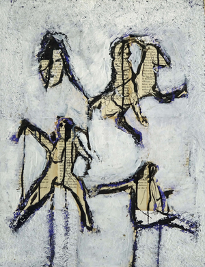 Iliade chants, 3 (ink on paper)