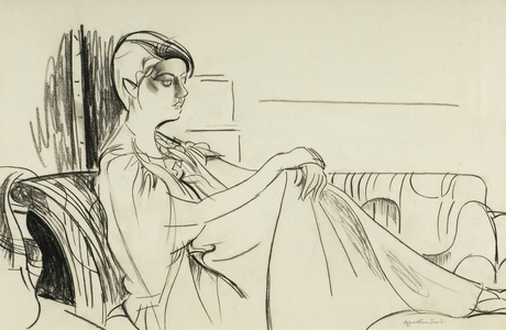 Froanna, 1935 (charcoal)