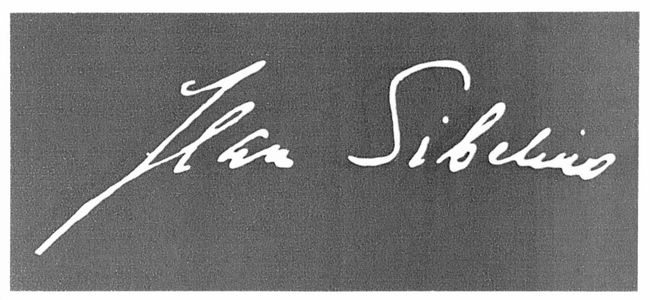 Jean Sibelius 's signature