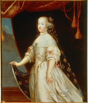 Maria Teresa of Austria, Queen of France and wife of King Louis XIV (painting on canvas)