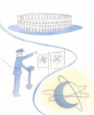 No-one should despair about the evils of our age, 2005 (w/c on paper)