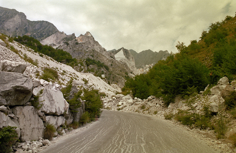 Marble quarry in Carrara, Italy..., 2000 (photo)