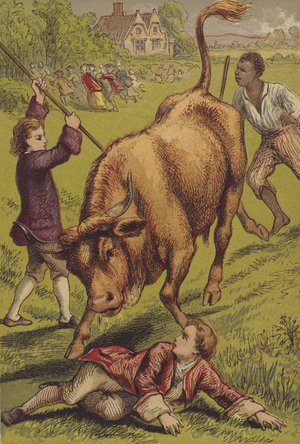 Illustration for The History of Sandford and Merton (colour litho)