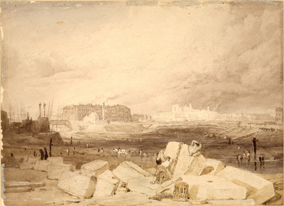 St Katherines's Dock, London (w/c on paper)
