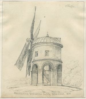 Chesterton - Wind-Mill: pencil drawing, nd [?17th cent] (drawing)