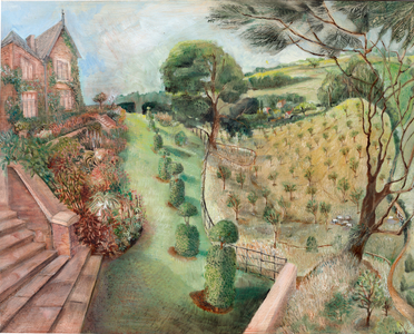 Cley Garden, 2005 (oil on board)