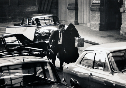 Nun & Taxi driver. Dublin.  From Essay: Hibernian Images 1967/69 (photo)
