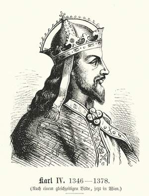 Karl IV, 1316-1378 (engraving)