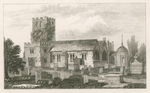 Tottenham Church, London (engraving)