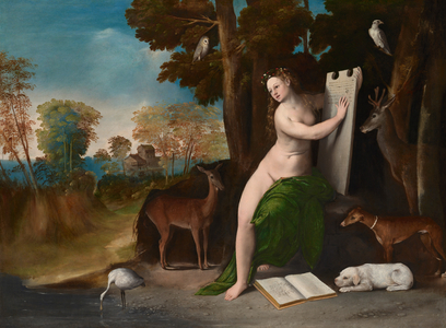 Circe and Her Lovers in a Landscape, c.1525 (oil on canvas)