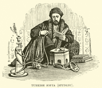 Turkish Softa, student (engraving)