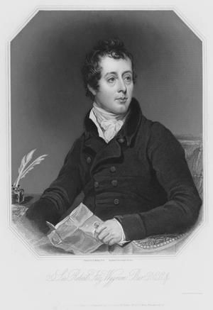 Sir Robert Fitz Wygram, Bart, DCL, etc (engraving)