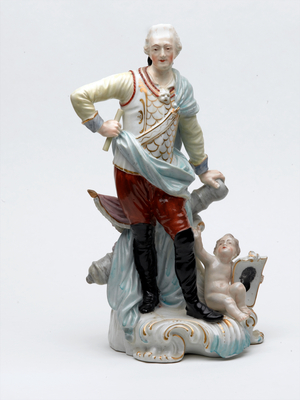 Figurine of Field Marshal Henry Seymour Conway, 1773 circa (porcelain)