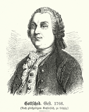 Johann Christoph Gottsched, 1700-1766 (engraving)