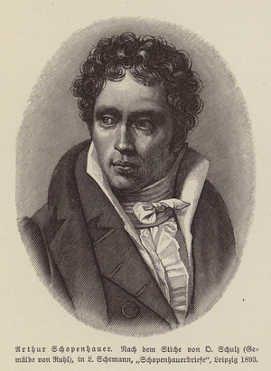Arthur Schopenhauer, German philosopher (engraving)