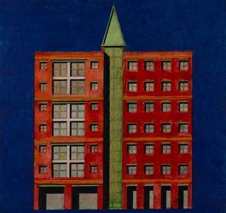 Untitled, assumed date 1981 (marker and tempera on paper)